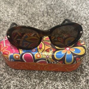 Brighton Brown Sunglasses with Dark Lenses